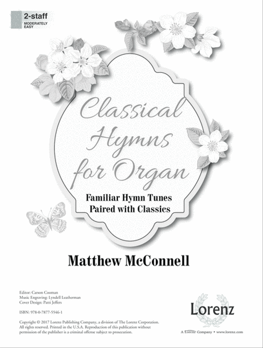 Classical Hymns for Organ (Digital Delivery) Organ scores gallery preview page 1
