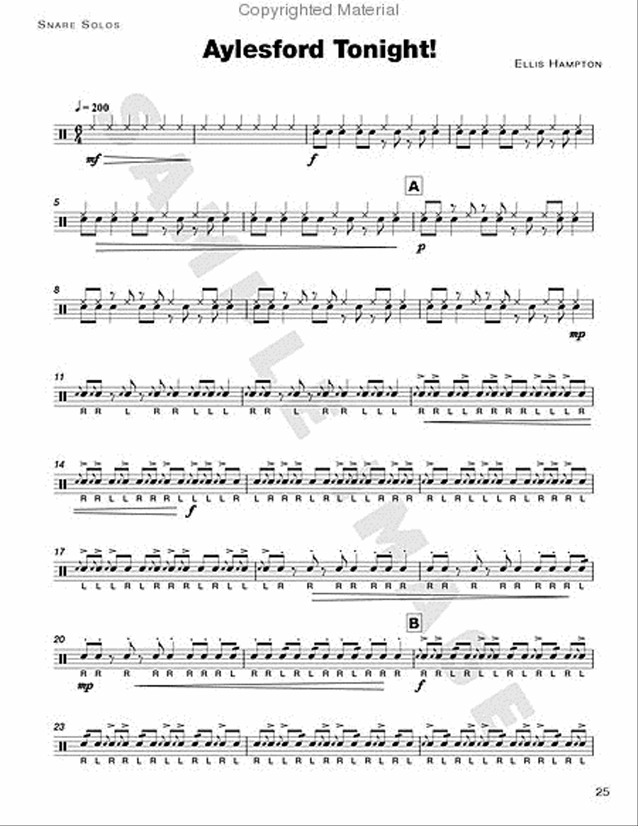 Blue Book, The Percussion scores gallery preview page 19