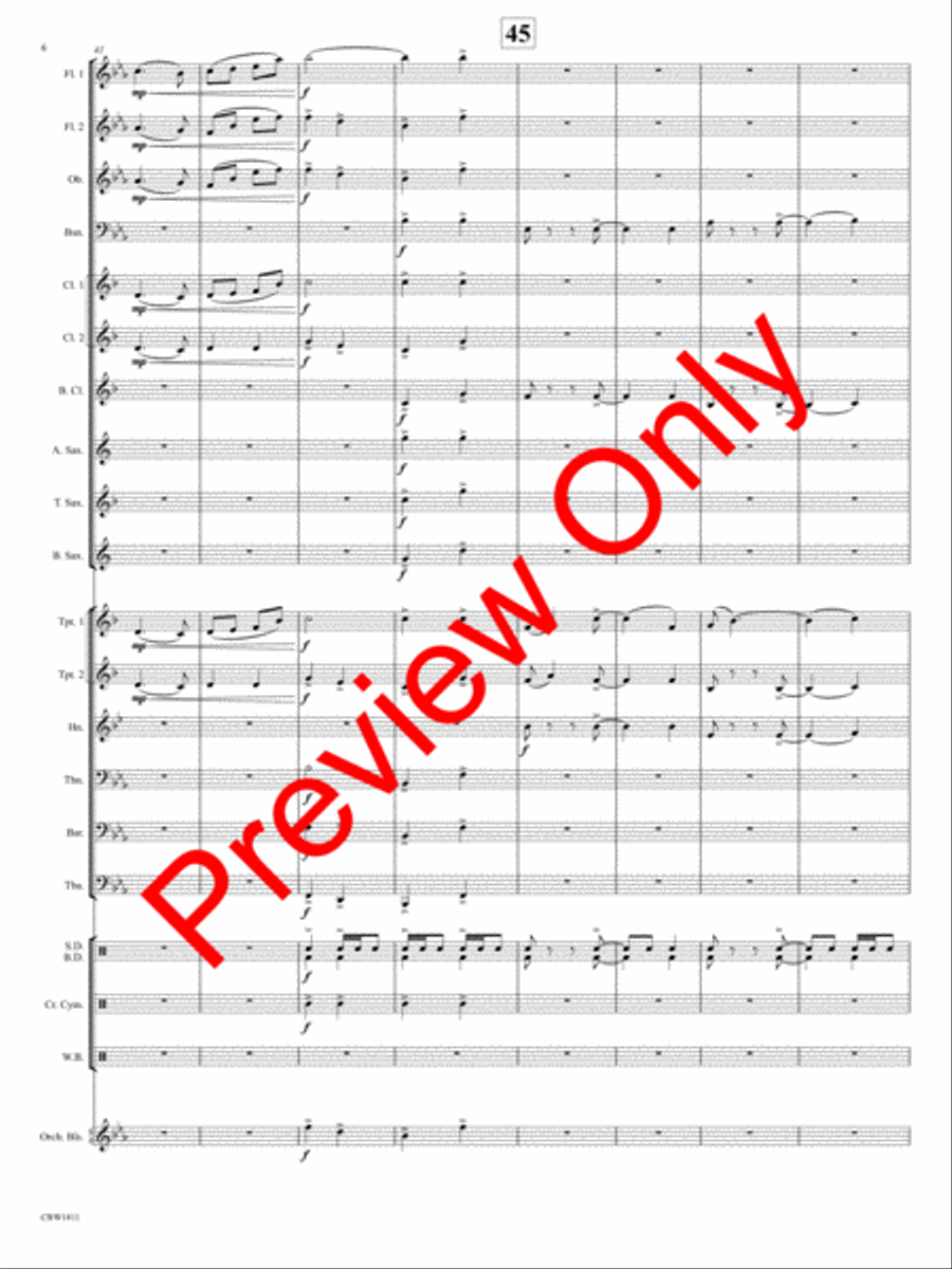 Western Legends Concert Band scores gallery preview page 9