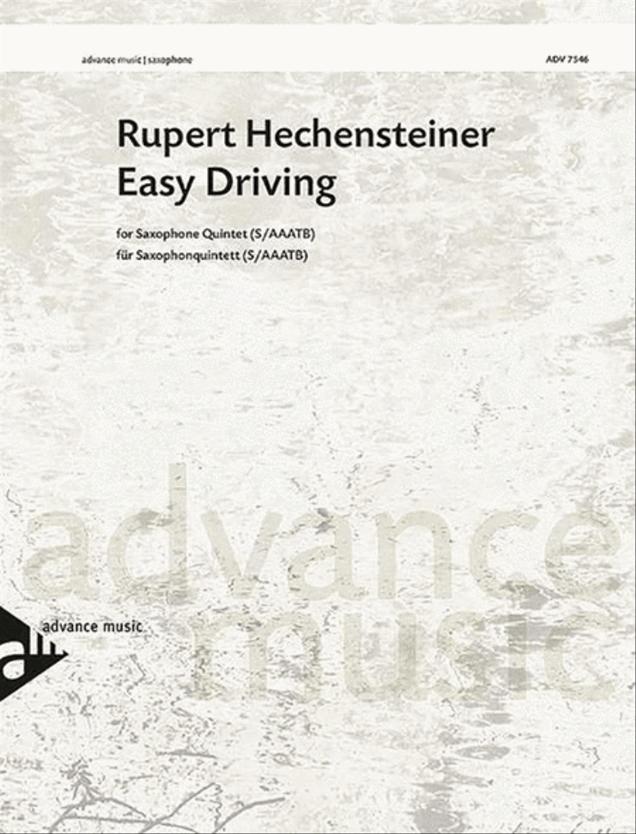 Easy Driving Easy Driving Saxophone Quintet scores gallery preview page 1