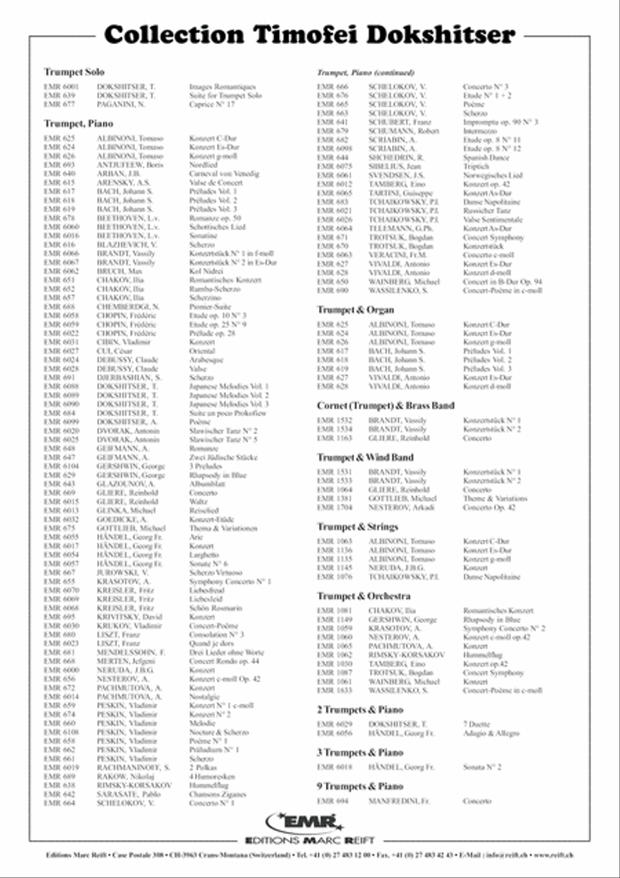 Russian Dance Cornet scores gallery preview page 15