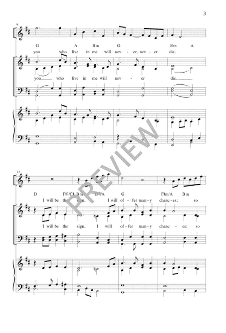 I Will Be the Vine 4-Part scores gallery preview page 3
