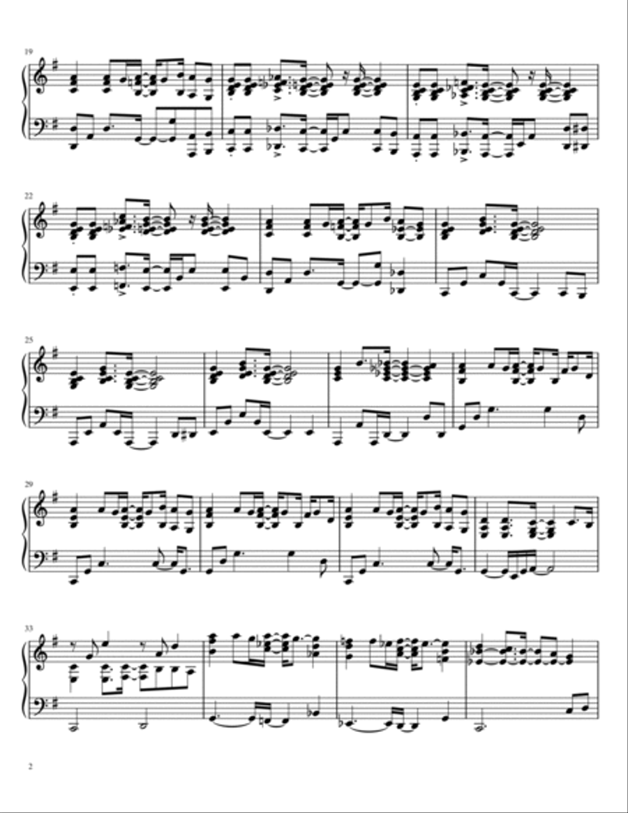 Resonance Resonance Piano Solo scores gallery preview page 2
