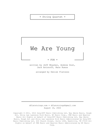 We Are Young image number null