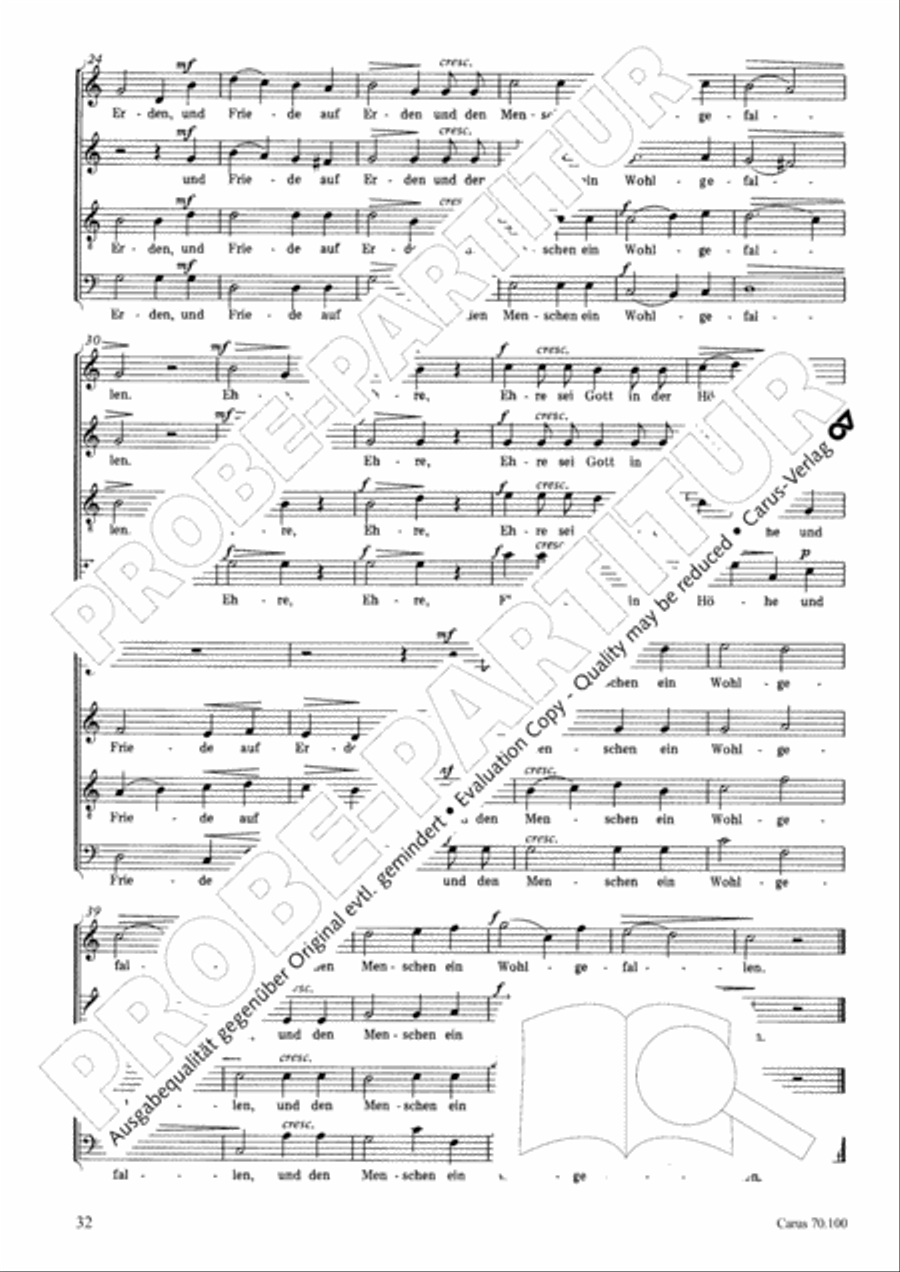 Geistliches Chorbuch der Romantik Choir scores gallery preview page 33