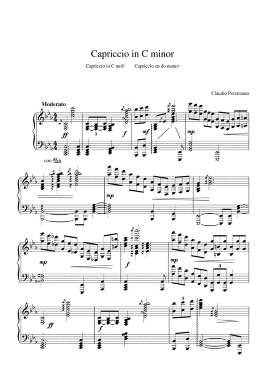 Capriccio in C minor for Piano solo image number null
