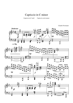 Capriccio in C minor for Piano solo