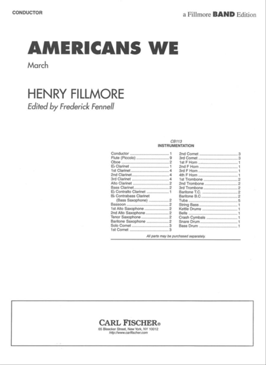 Book cover for Americans We
