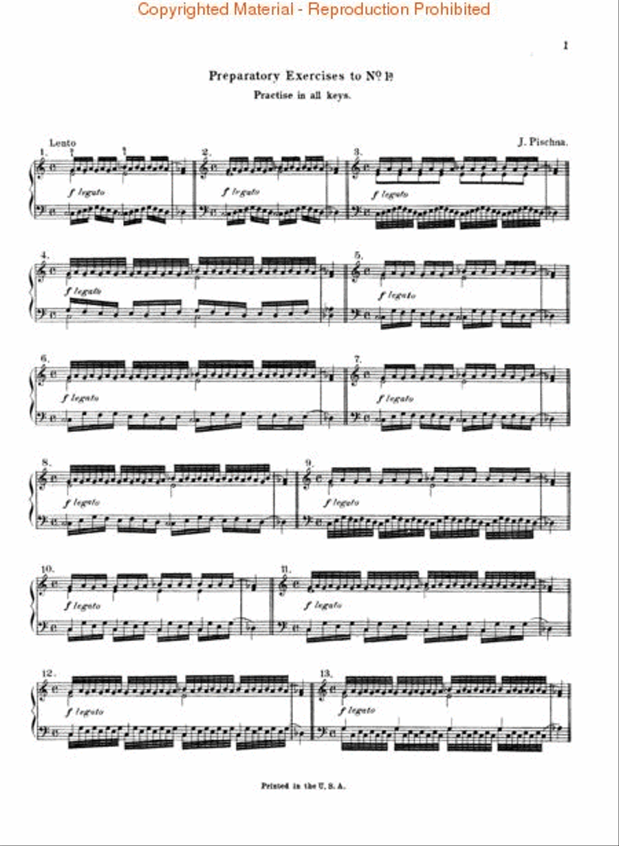 Technical Studies (60 Progressive Exercises) Piano Method scores gallery preview page 2