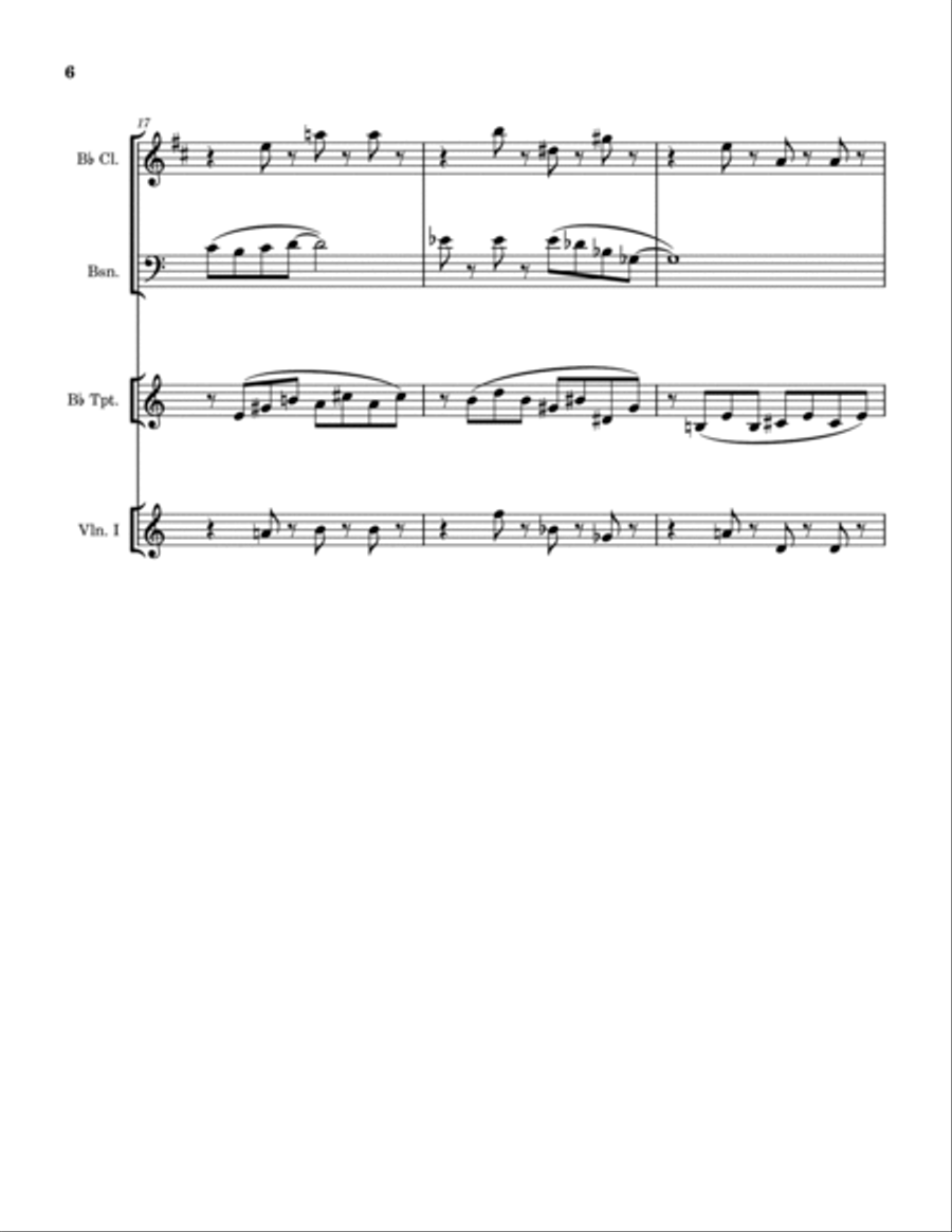 Sinfonia #33 Chamber Orchestra scores gallery preview page 6
