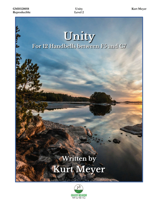 Book cover for Unity for 12 handbells