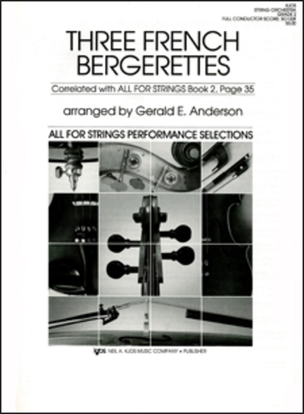 Three French Bergerettes-Score image number null