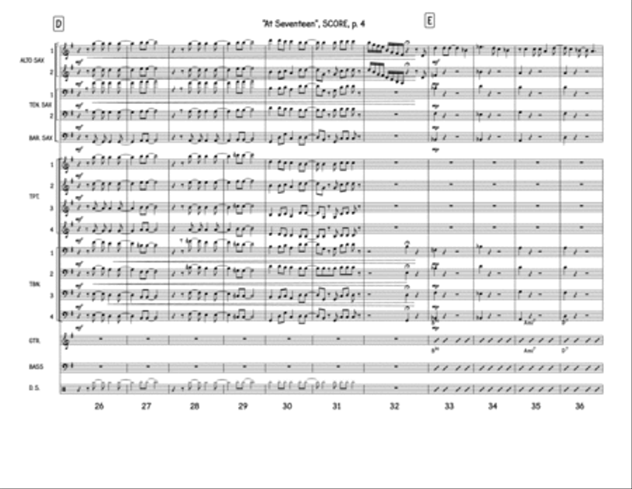 At Seventeen At Seventeen Large Ensemble scores gallery preview page 4