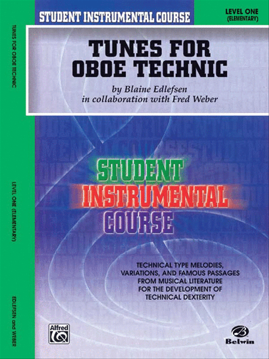 Student Instrumental Course Tunes for Oboe Technic Oboe scores gallery preview page 1