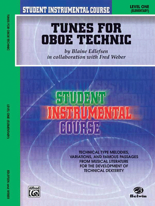 Book cover for Student Instrumental Course Tunes for Oboe Technic
