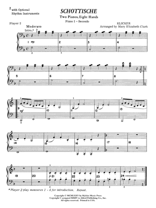 Book cover for Schottische - Piano Quartet (2 Pianos, 8 Hands)
