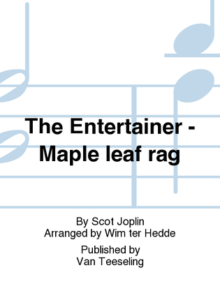 Book cover for The Entertainer - Maple leaf rag