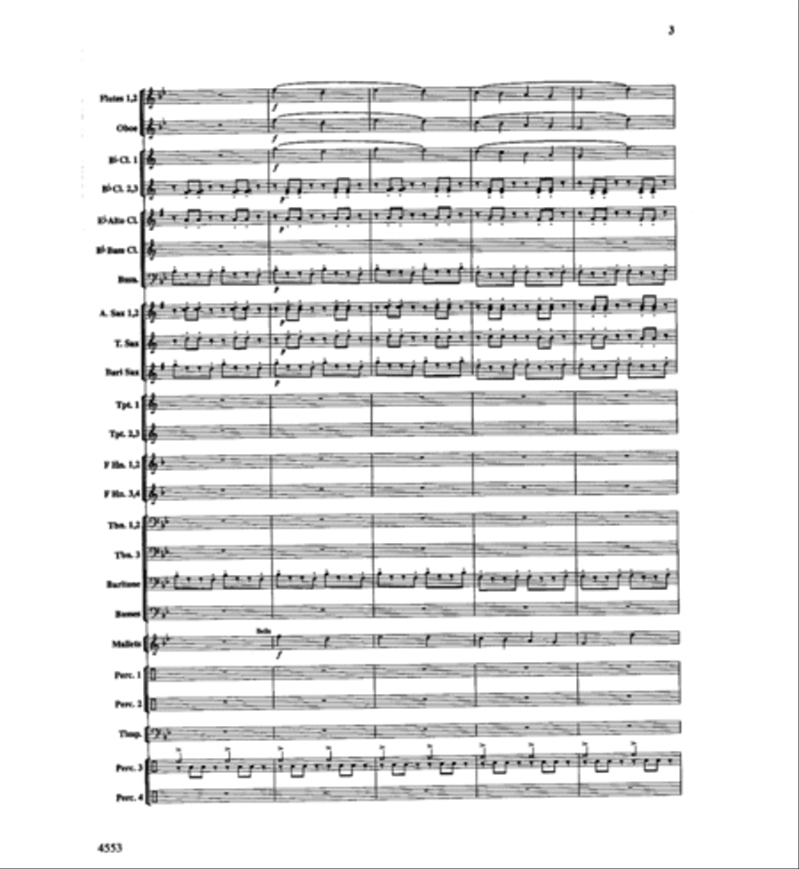 All Things Bright and Beautiful Concert Band scores gallery preview page 3