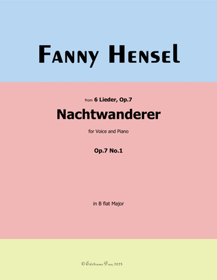 Nachtwanderer, by Fanny Hensel, in B flat Major
