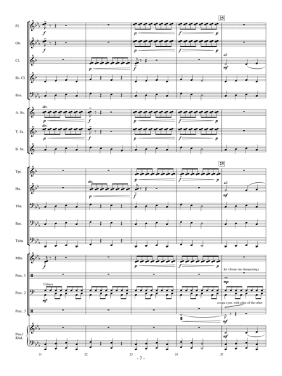 Barrage Concert Band scores gallery preview page 6