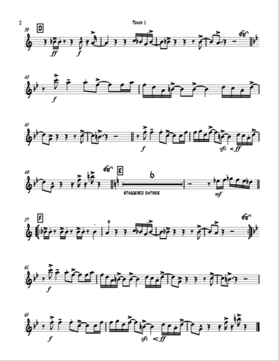 Chameleon Jazz Ensemble scores gallery preview page 4