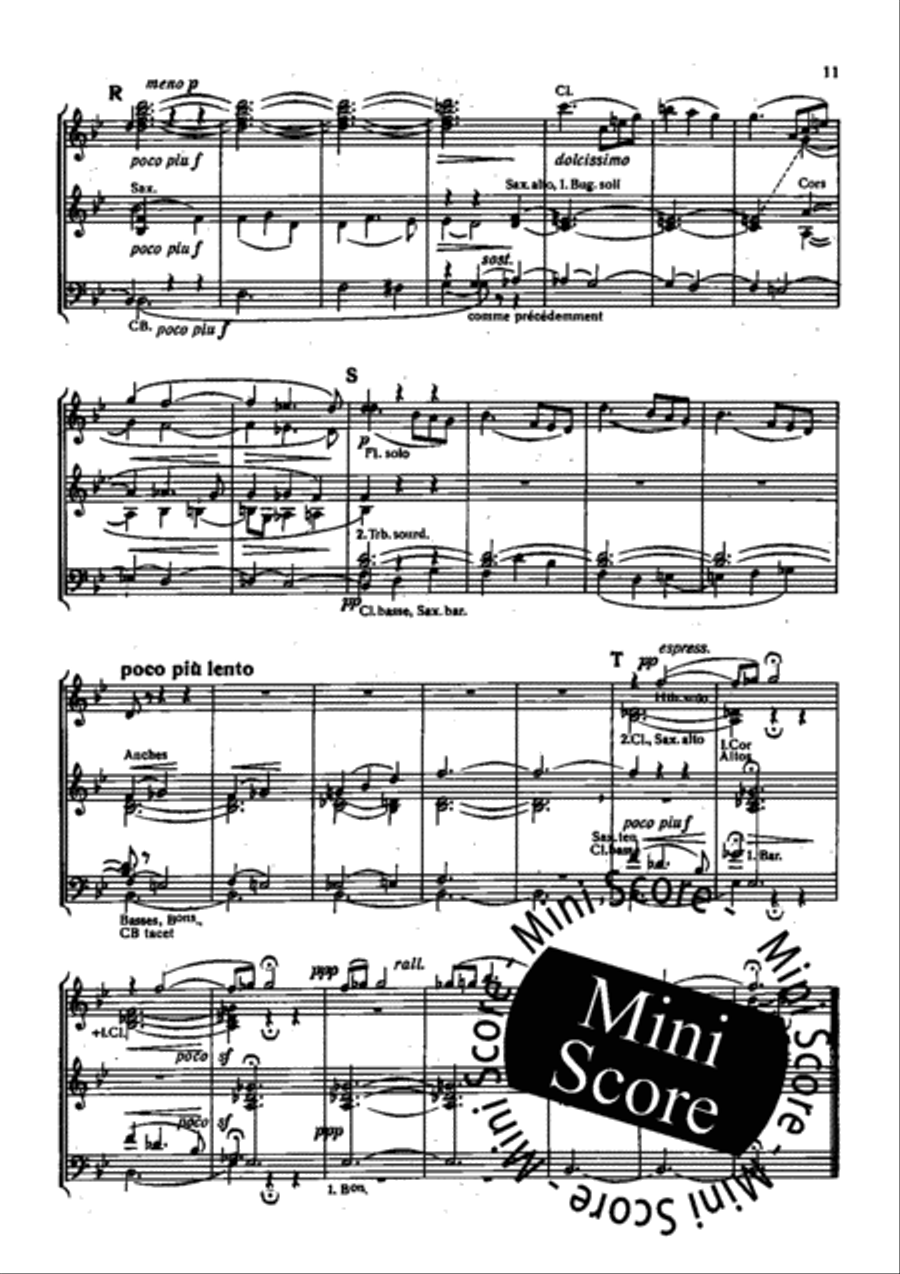 Psyche et Eros Psyche et Eros Concert Band scores gallery preview page 13