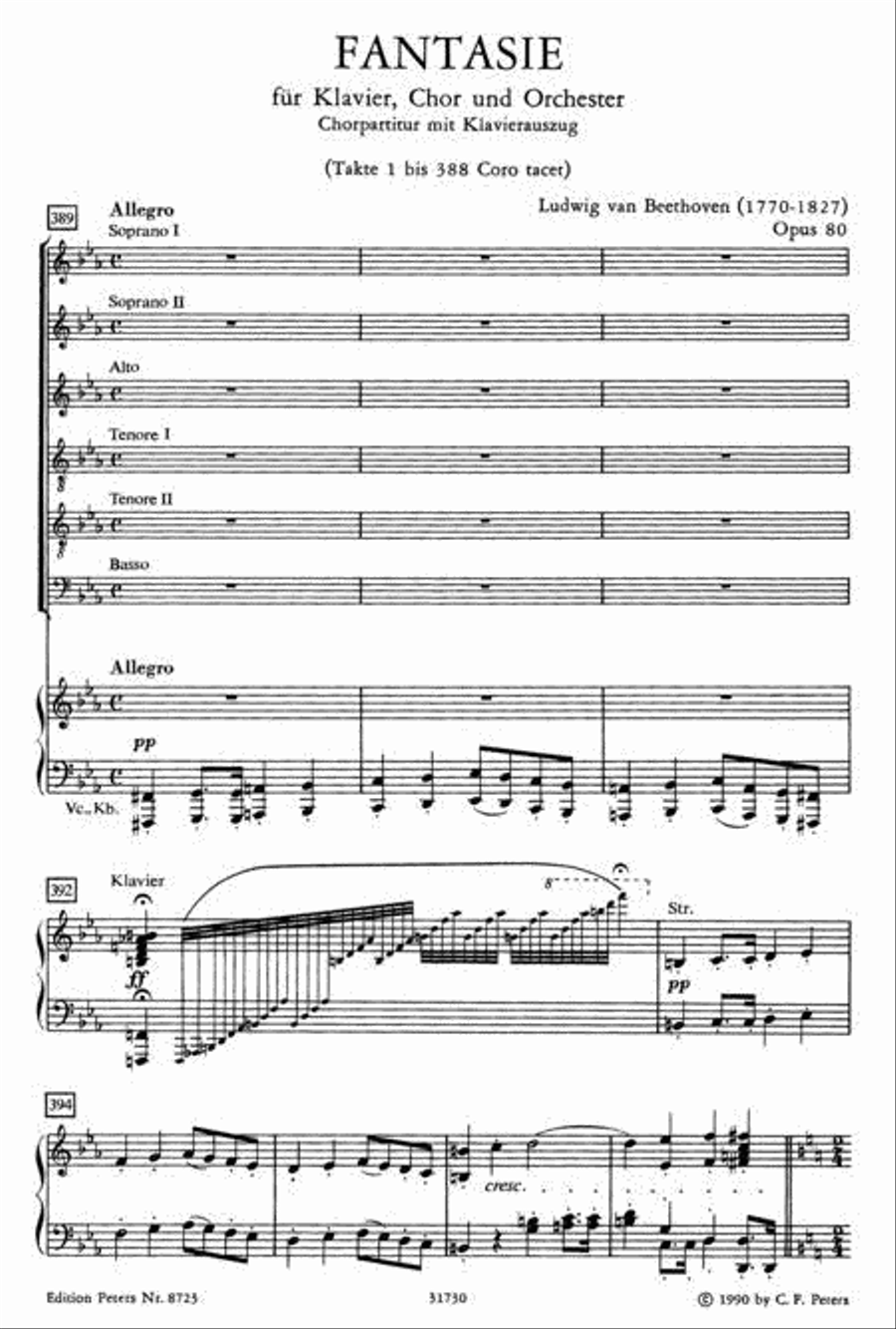 Choral Fantasy Voice scores gallery preview page 2