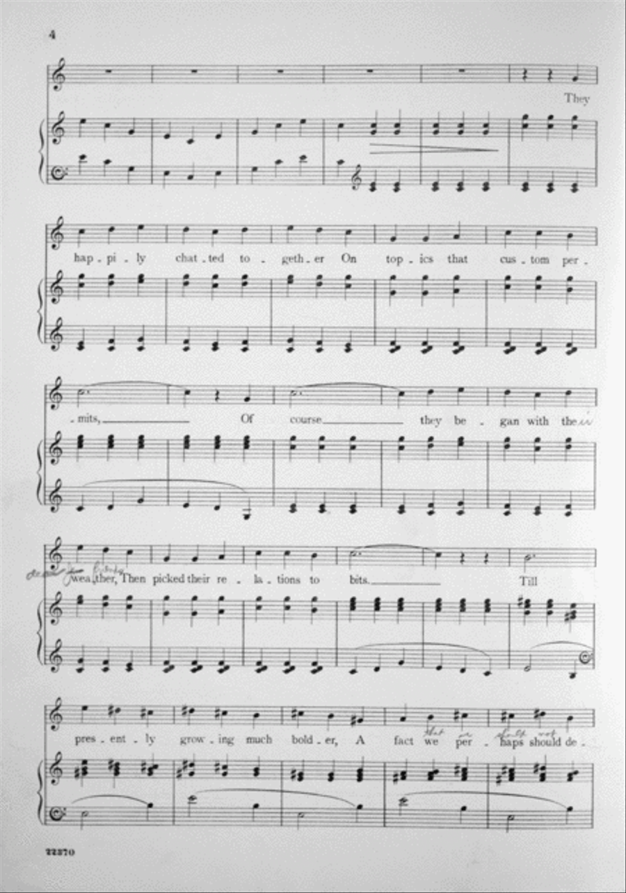The Apple Tree. Song From the Comic Opera Veronique Voice scores gallery preview page 5