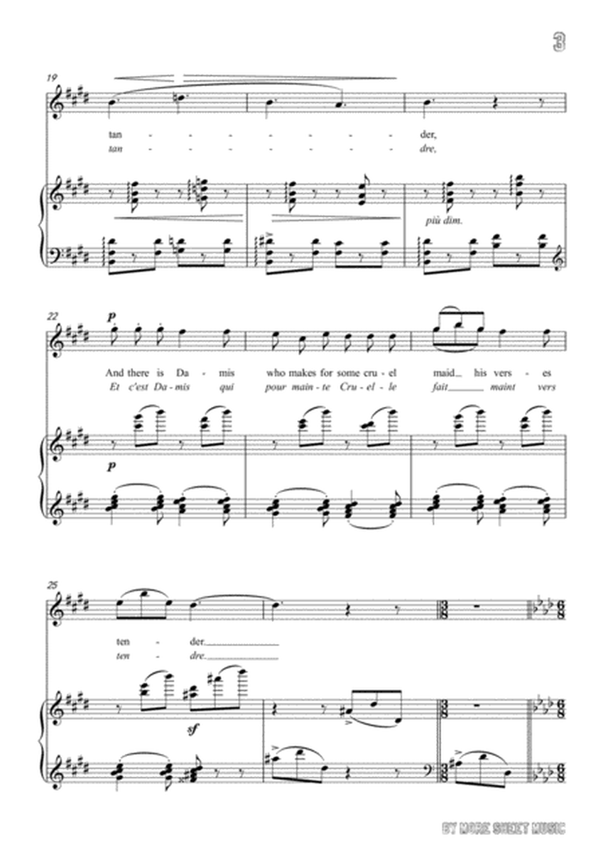 Debussy-The Mandolin in E Major,for voice and piano