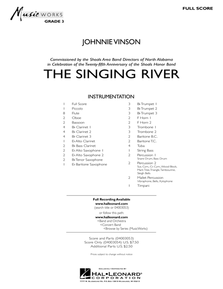 The Singing River - Full Score