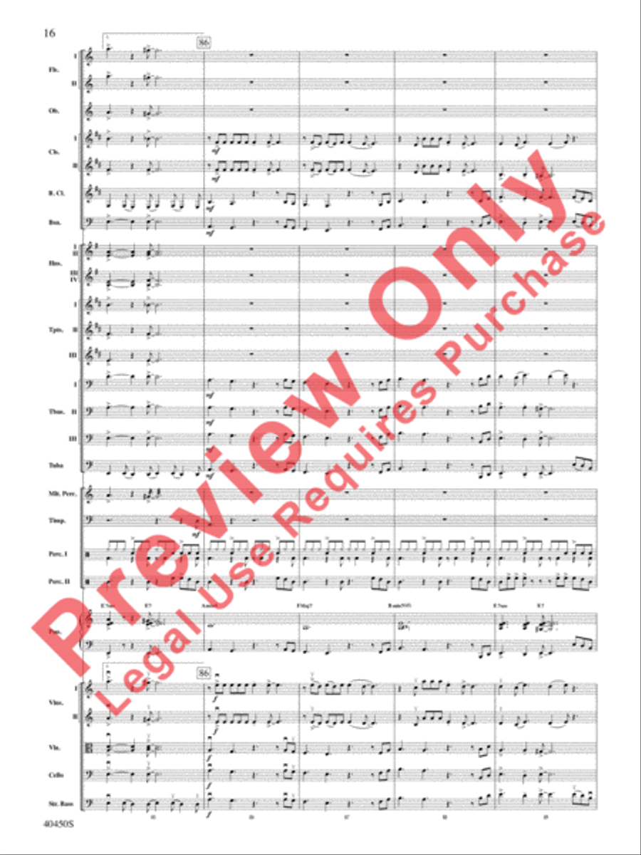 A Whitney Houston Tribute Full Orchestra scores gallery preview page 17
