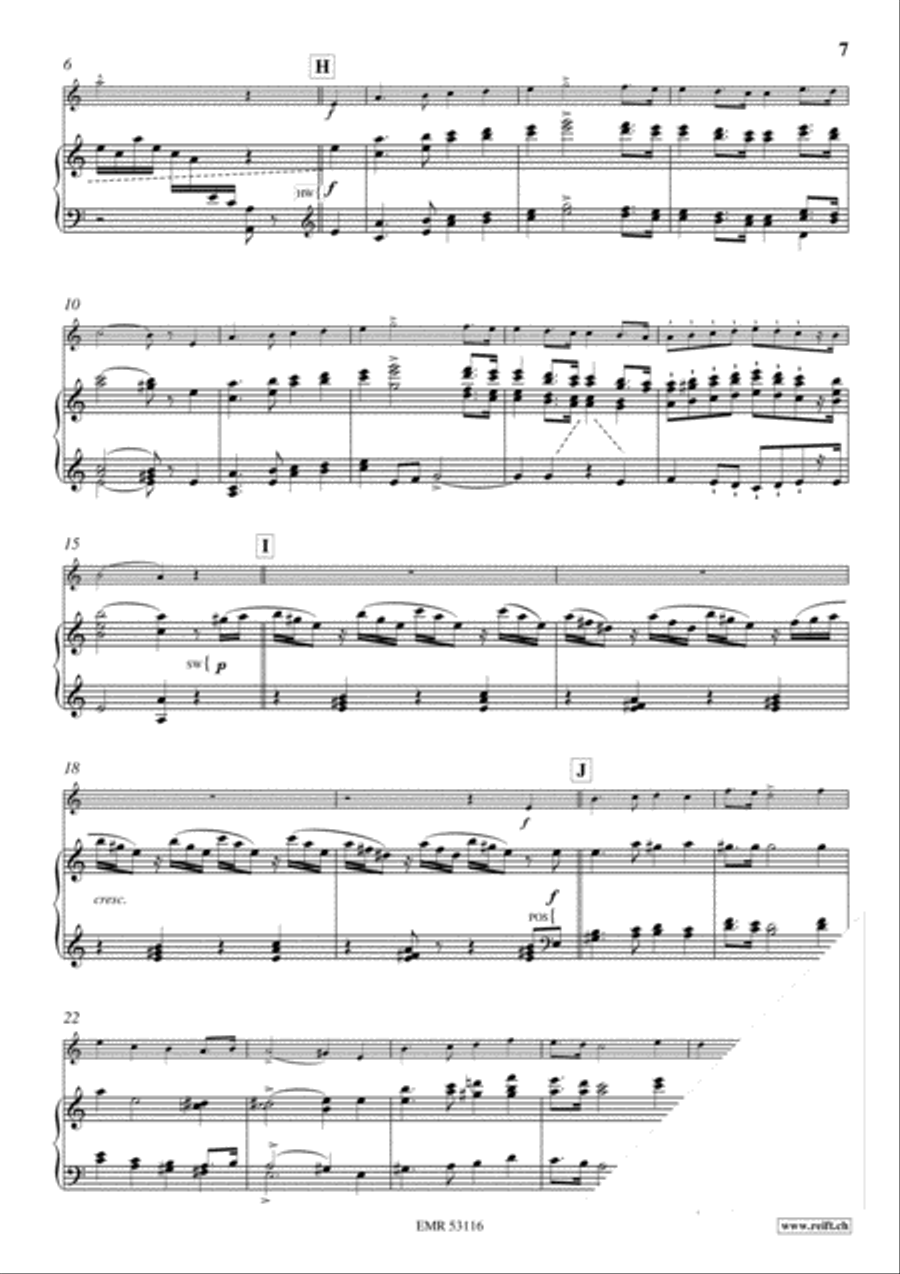 Drei Lieder ohne Worte Flute Solo scores gallery preview page 7
