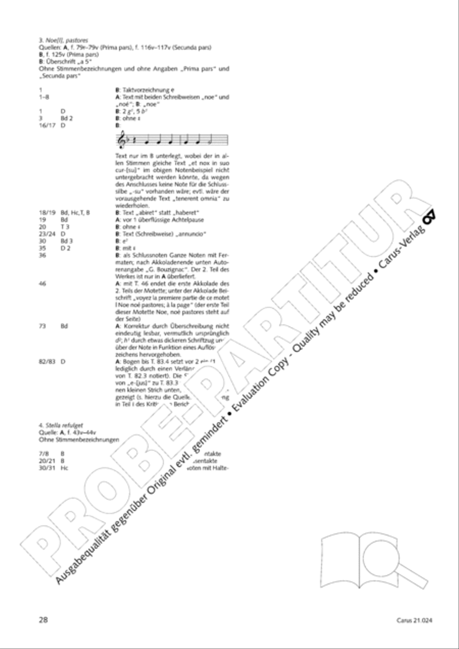 Four Christmas motets (Vier Motetten fur die Weihnachtszeit) Score scores gallery preview page 29