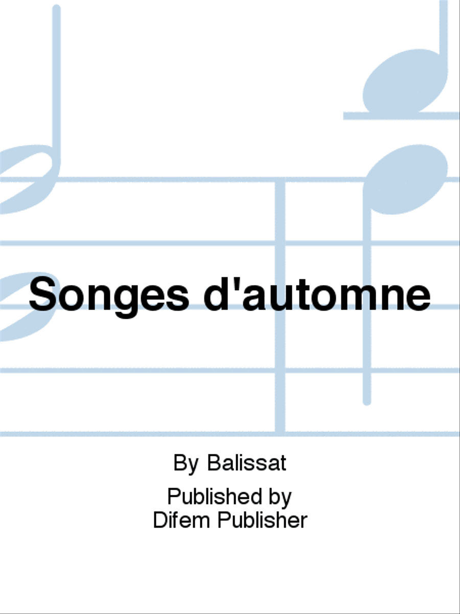 Songes d'automne Brass Band scores gallery preview page 1