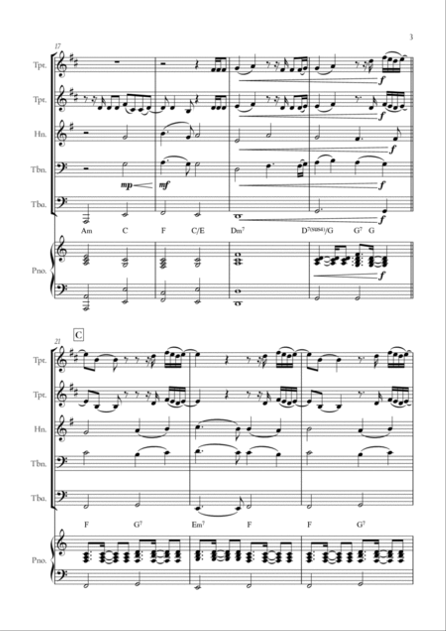 When We Were Young Horn scores gallery preview page 3