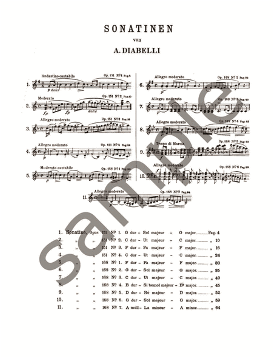 Sonatinas for Piano Sonatinas for Piano Piano scores gallery preview page 3