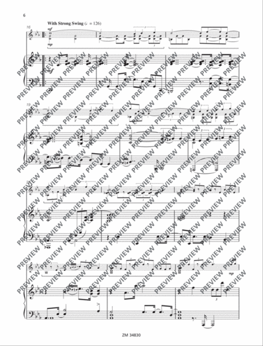 Blues for Gilbert Piano Accompaniment scores gallery preview page 7