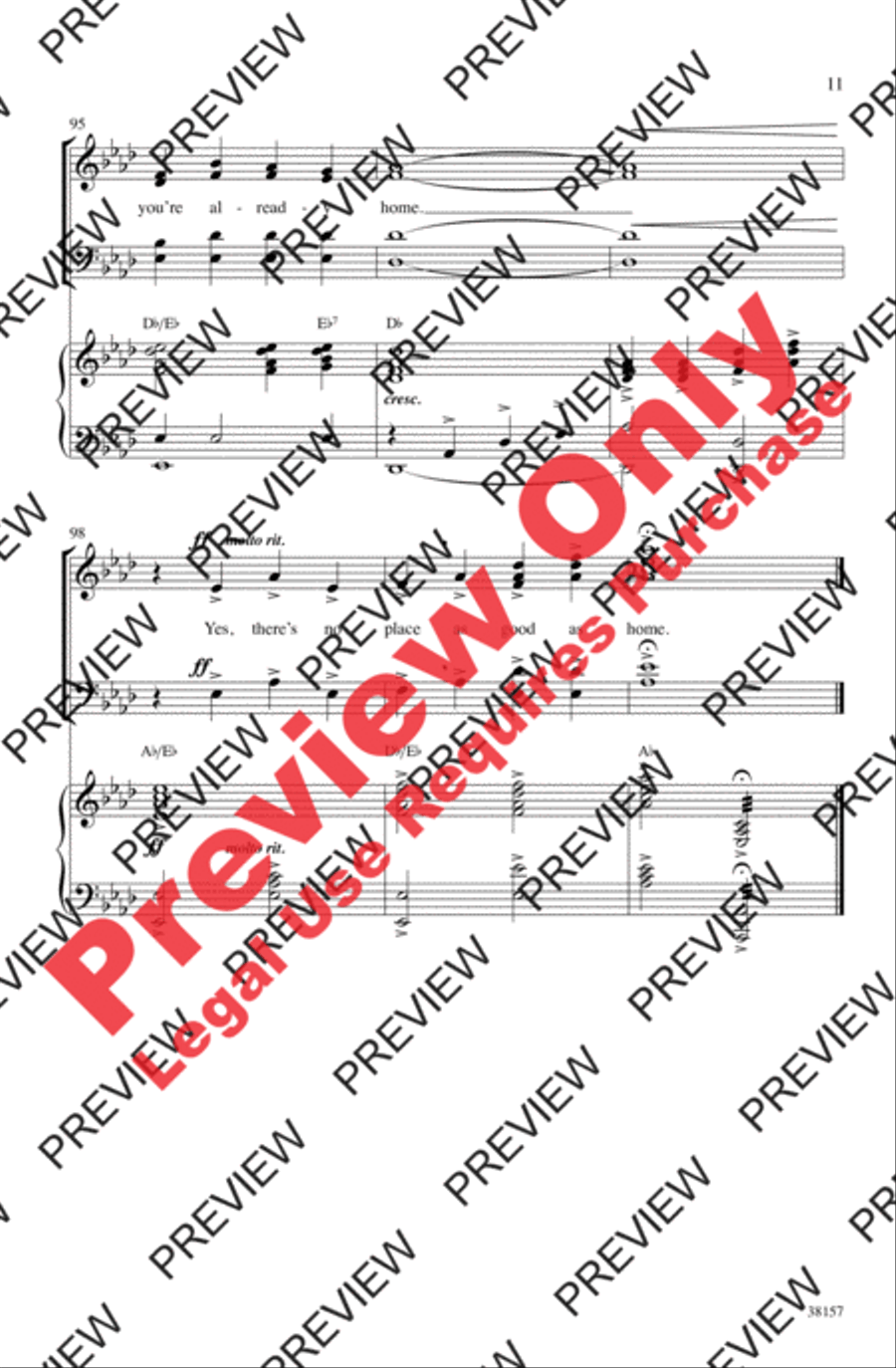 Already Home 4-Part scores gallery preview page 11