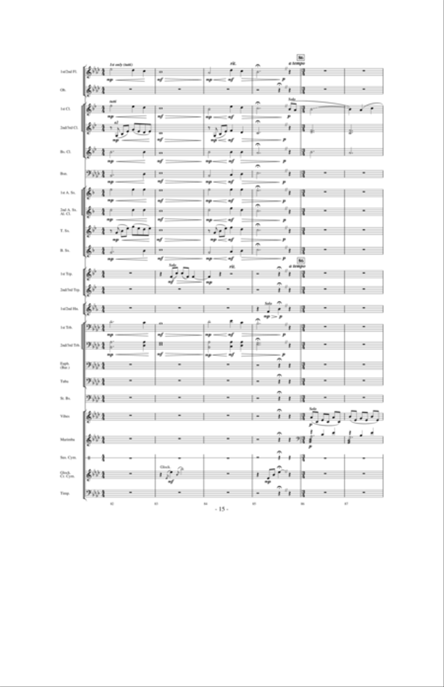 Heaven's Light Concert Band scores gallery preview page 14