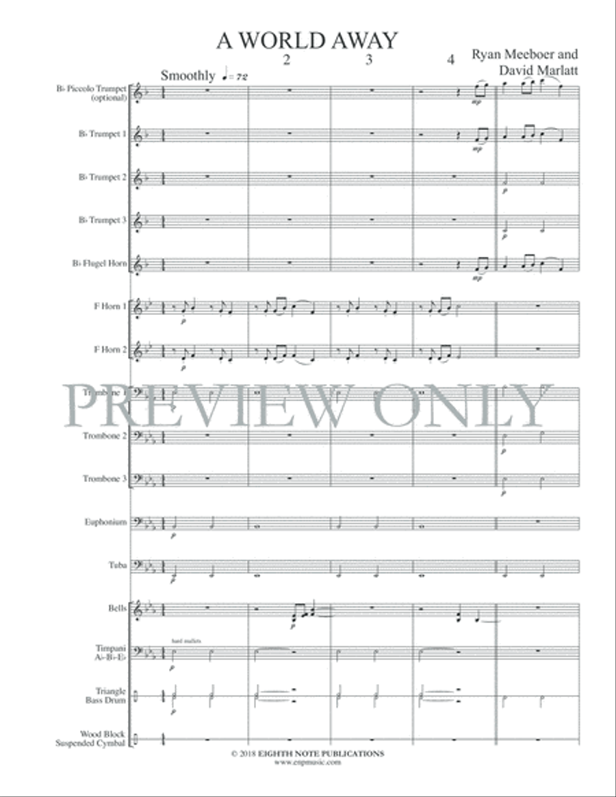 A World Away A World Away Small Ensemble scores gallery preview page 3
