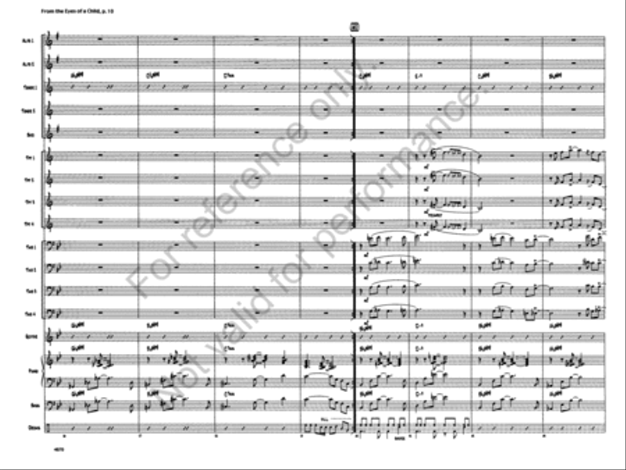 From the Eyes of a Child From the Eyes of a Child Jazz Ensemble scores gallery preview page 9