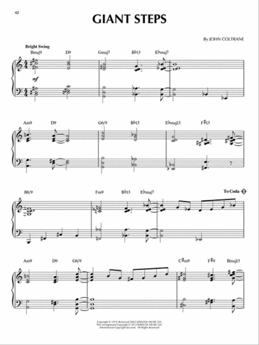 John Coltrane Piano Solo scores gallery preview page 3