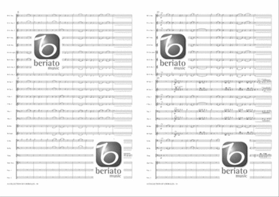 A Collection of Chorales Choir scores gallery preview page 17