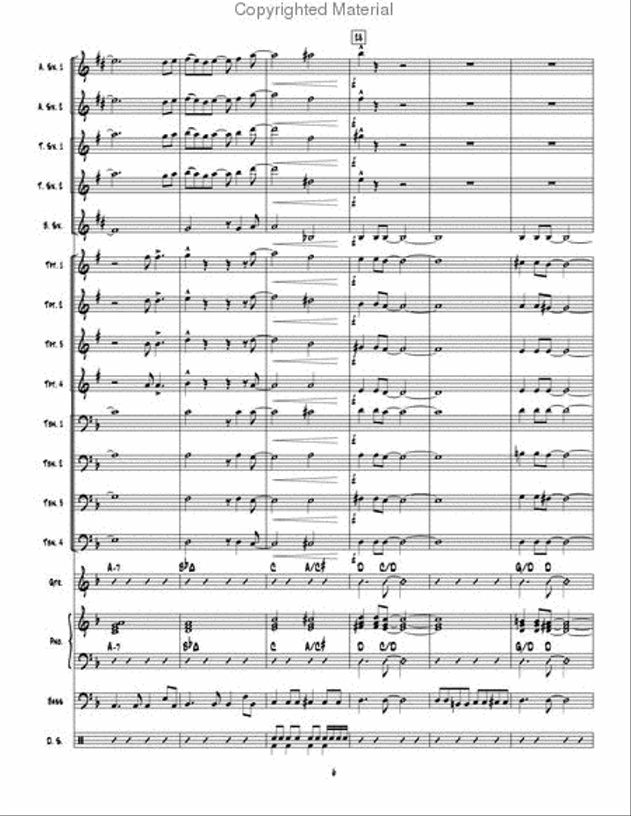 Table Time Table Time Jazz Ensemble scores gallery preview page 7