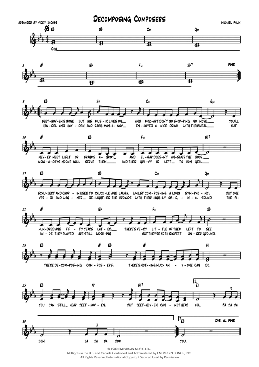 Decomposing Composers 2-Part scores gallery preview page 1