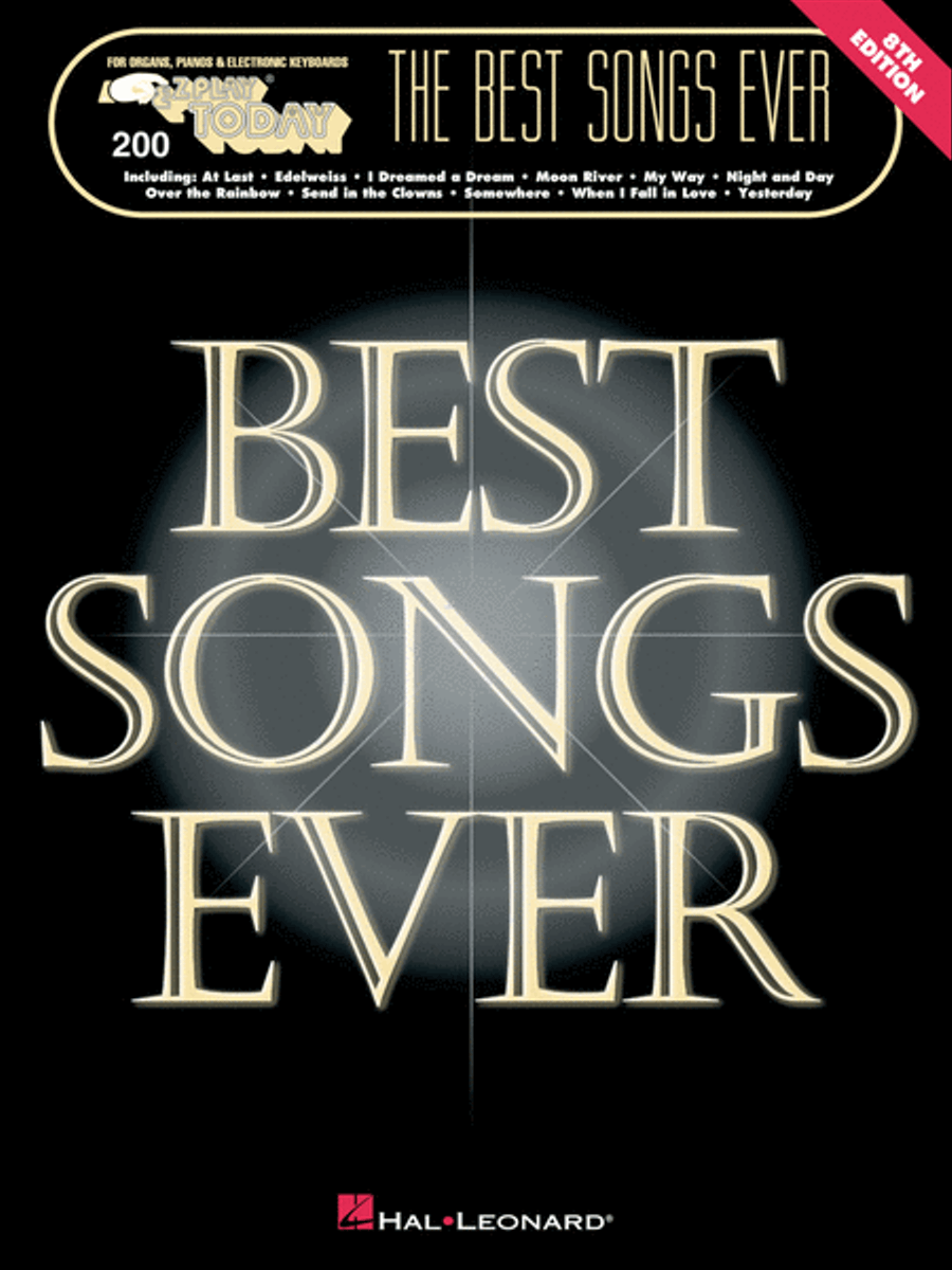 The Best Songs Ever – 8th Edition Electronic Keyboard scores gallery preview page 1