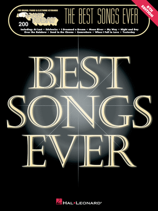 Book cover for The Best Songs Ever – 8th Edition
