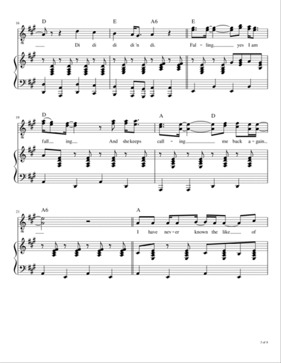 I've Just Seen A Face Voice scores gallery preview page 4