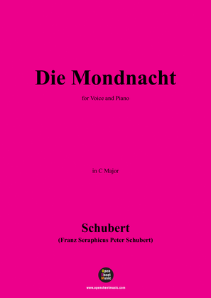 Schubert-Die Mondnacht,in C Major