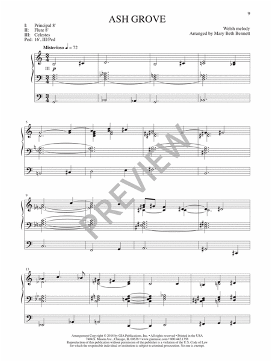 Gathered to Worship - Volume 3 Hymn Anthems scores gallery preview page 11